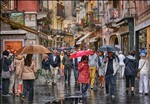 Дождь в Таормине (Сицилия)