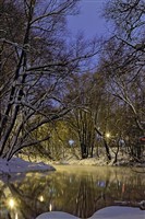 Зимний Иж ночью