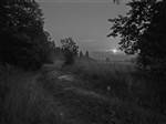 Moon night in Northern Caucasia