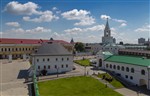 Вид территории Казанского Кремля с Преображенской башни.