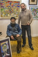 Грузинские художники Альберт Гогуадзе и Бадри Пачулиа