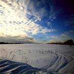 Снег и небо