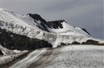 Вечные снега ледника Актру.