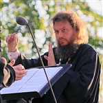 Отец Сергий Голев. Руководитель хора духовенства Московской епархии.