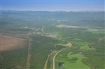 Вид на долину Найбы с высоты птичьего полета