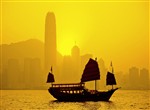 закат над Гонконгом