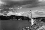 The Golden Gate Bridge BW