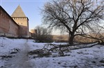 Смоленская крепость в марте